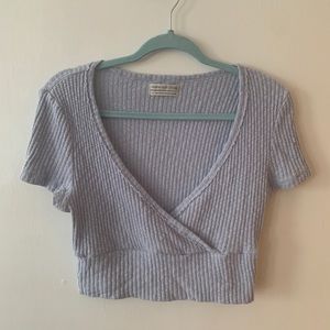 Urban Outfitters Blue Crop Top
